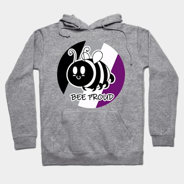 Bee Proud the Asexual Spectrum Hoodie by JadedOddity